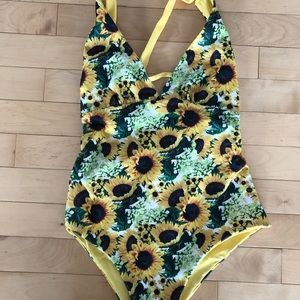 Sunflower bathing suit